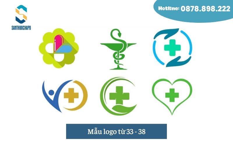 Mẫu logo quầy thuốc từ 33 - 38