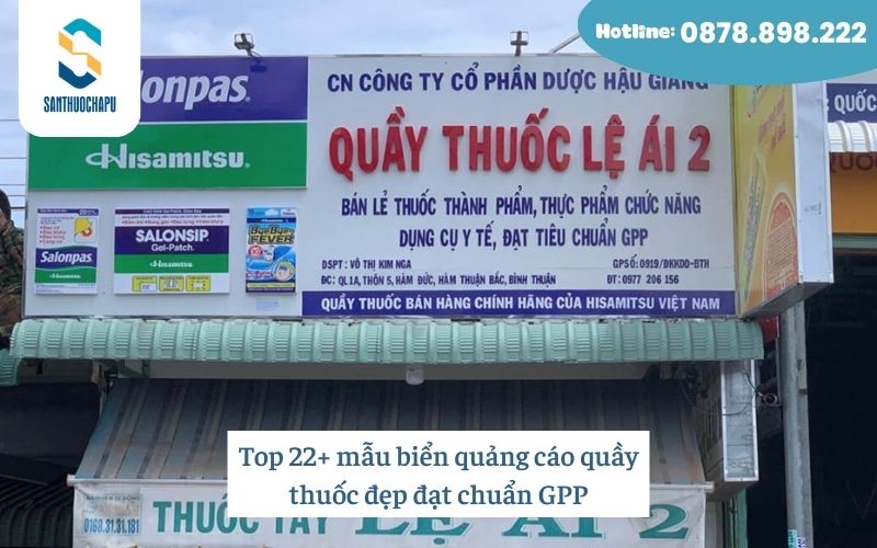 Top 22+ mẫu biển quảng cáo quầy thuốc đẹp đạt chuẩn GPP